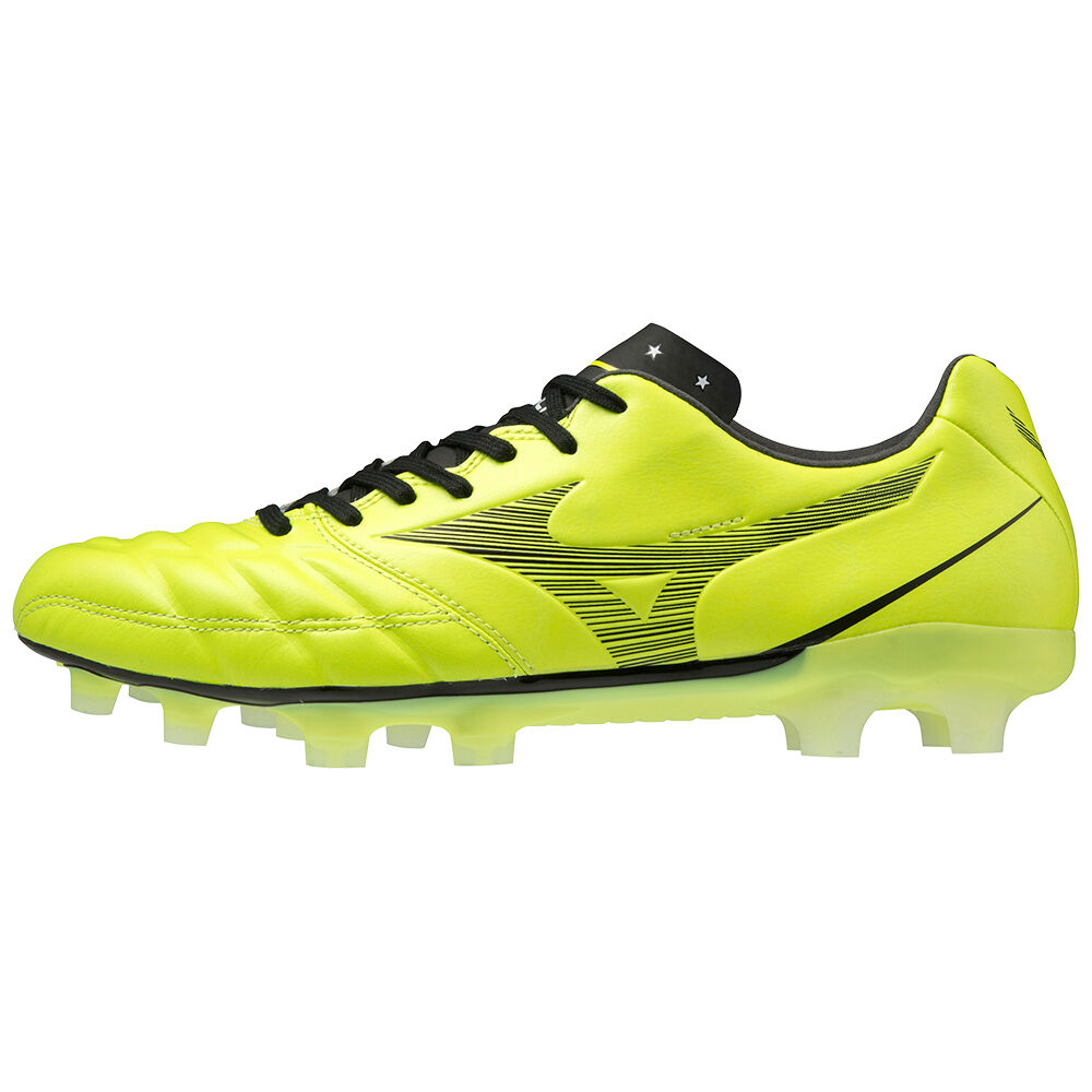 Scarpe Calcio Mizuno Rebula Cup Elite Uomo - Gialle/Nere - 03185-UGPV